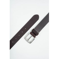 Charles Smith 35mm Leather Belt With Gun Metal Buckle