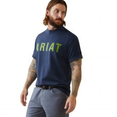 Ariat Men's Rebar Cotton Strong Block T-Shirt