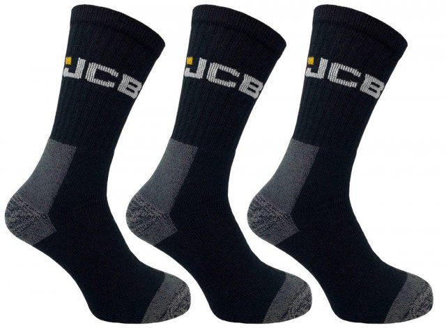 JCB JCB Work Socks - 3pk