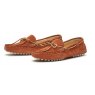 Chatham Chatham Aria Suede Driving Moccasin Cognac Ladies