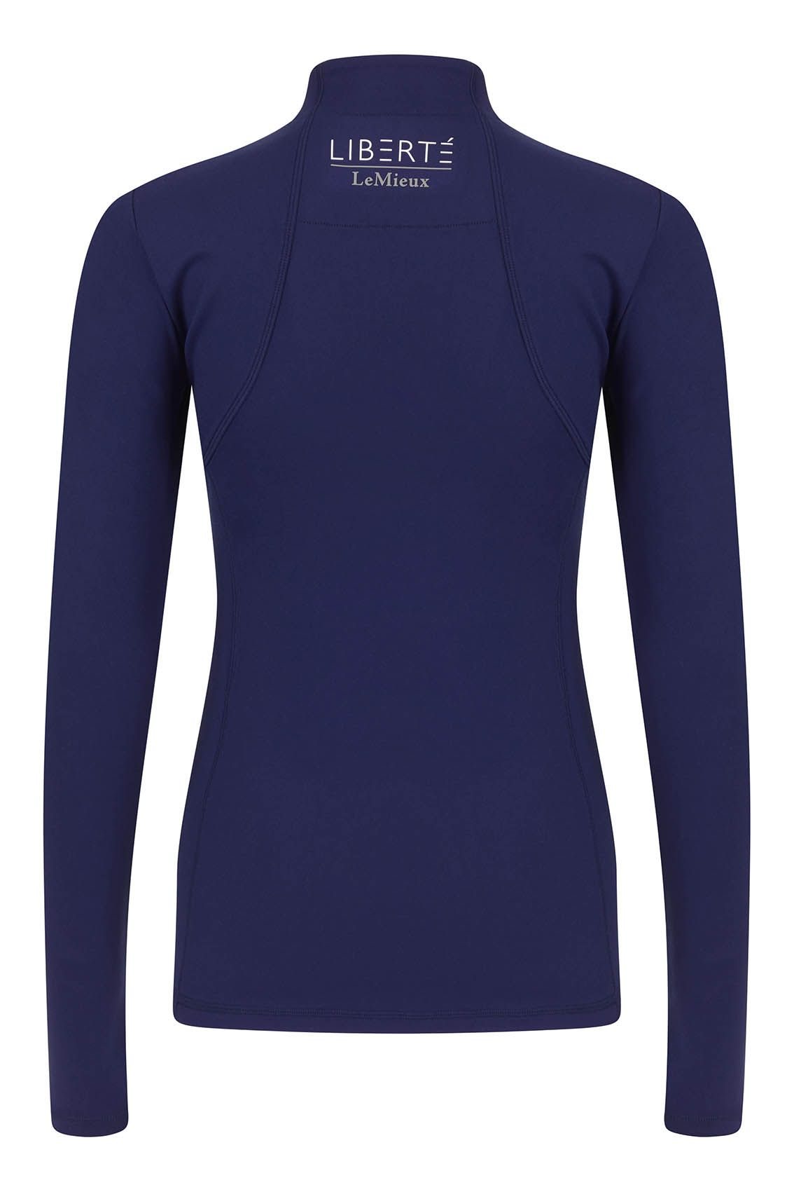 My LeMieux Liberte Zip Base Layer Ink Blue Ladies - Robinsons Equestrian