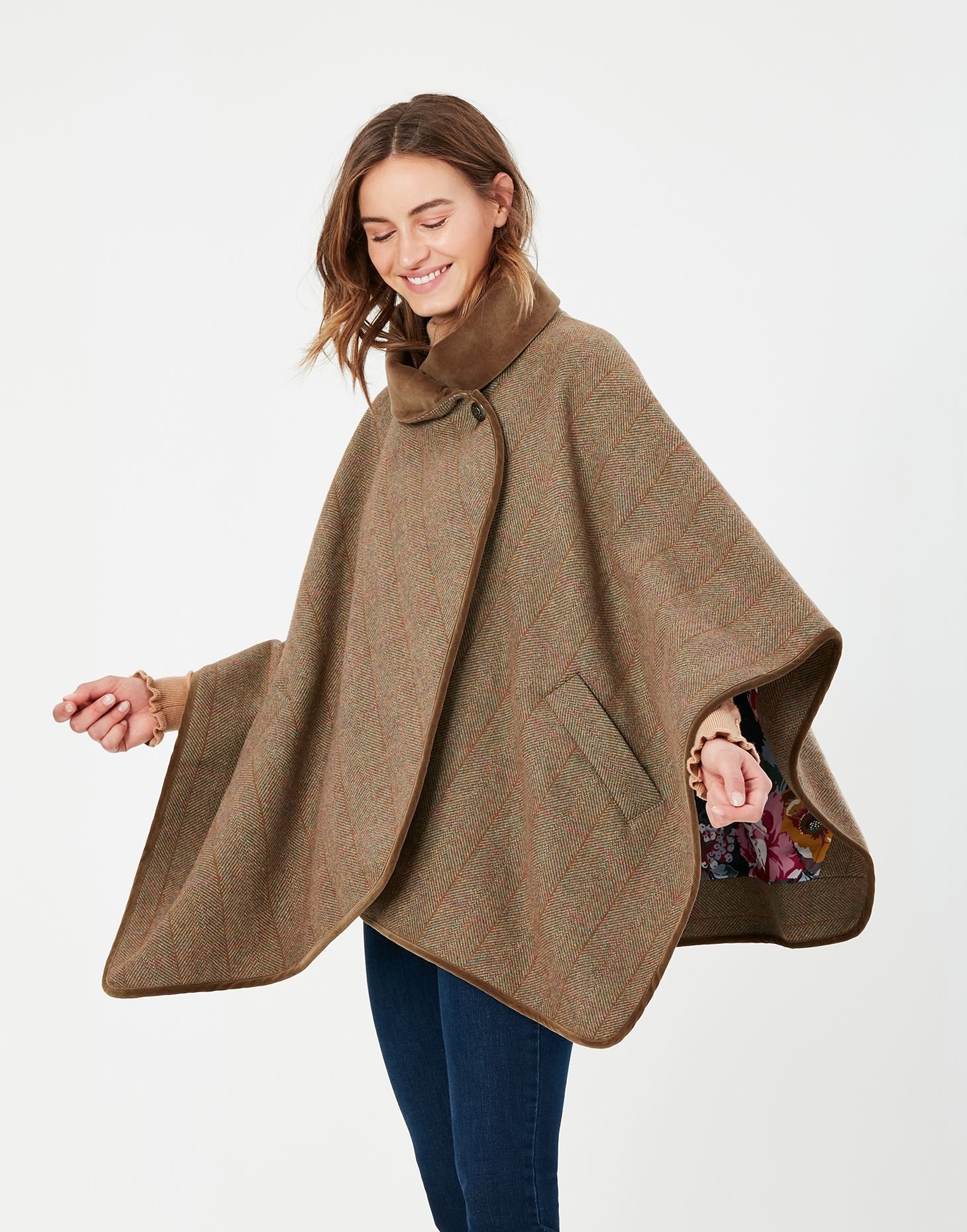 Joules cape coat hotsell