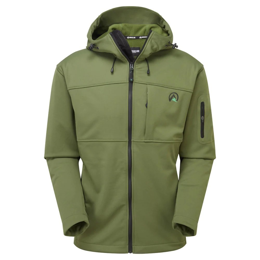 Ridgeline Ascent Soft Shell Olive Jacket - Robinsons Equestrian