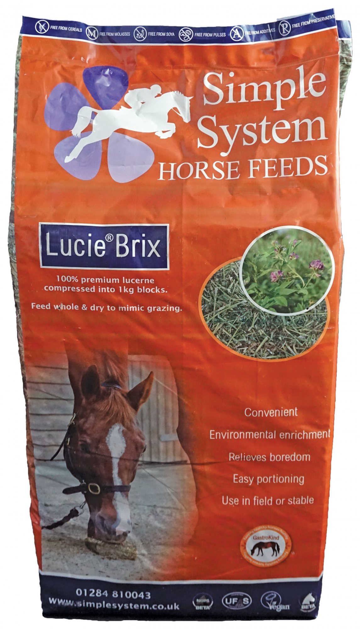 Simple System Lucie Brix Lucerne - 20kg - Robinsons Equestrian