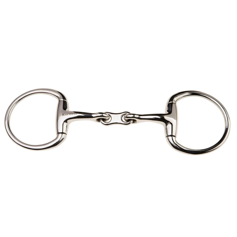 JP Korsteel French Link Eggbutt Snaffle Curved Mouth - Robinsons Equestrian