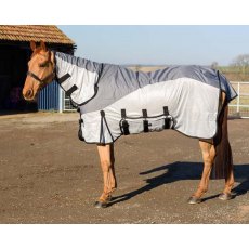 Equestrian King Hybrid Fly Rug Waterproof Back