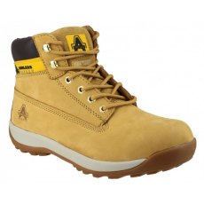 Amblers Safety Lace Up Boot Tan Fs102