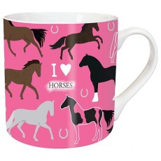 Elico Chunky I Love Horses Mug