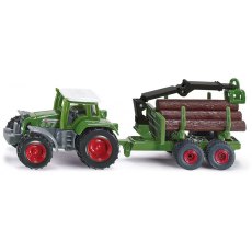 Siku Super Series Tractor W/forestry Trailer