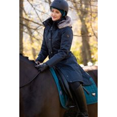 LeMieux Waterproof Long  Riding Coat  Navy