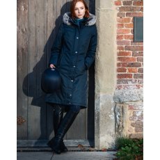 LeMieux Waterproof Long  Riding Coat  Navy