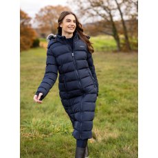 LeMieux Women's Harper Longline Black Puffer Coat