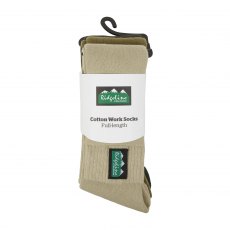 Ridgeline Cotton Full Length Olive Work Socks