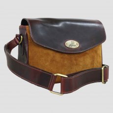 Grays Charlotte Brown Leather & Suede Shoulder Bag