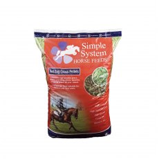 Simple System Red Bag Grass Pellets - 20kg