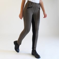 Gallop Women's Oxford Check Jodhpurs