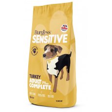 Burgess Sensitive Adult - Turkey & Rice - 12.5kg