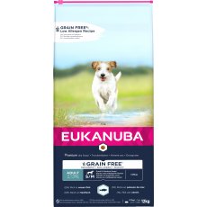 Eukanuba Adult Small/Medium Breed Grain Free Ocean Fish - 12kg