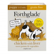 Forthglade Puppy Complete Grain Free Chicken Tray - 395g