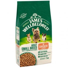 James Wellbeloved Adult Small Breed Chicken & Rice - 7.5kg