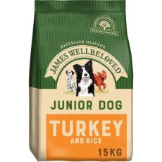 James Wellbeloved Junior Turkey & Rice - 15kg