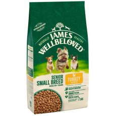 James Wellbeloved Senior Small Breed Turkey & Rice - 7.5kg