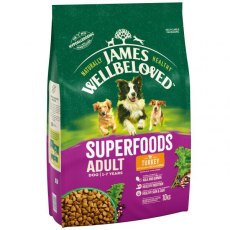 James Wellbeloved Superfoods Adult Turkey with Kale & Quinoa - 10kg