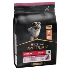 Pro Plan Puppy Sensitive Skin Medium OPTIDERMA Salmon - 3kg