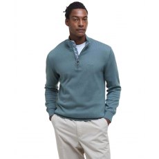 Barbour Men's Cotton Half Zip Knitted Jumper