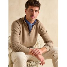 Joules Men's Hillside Blue Quarter Zip Jumper