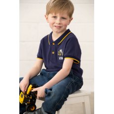 Lighthouse Pier Boys' JCB Short Sleeve Polo Shirt