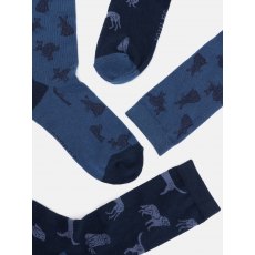Joules Men's Kingsbury Socks 2Pk Joules Men's Kingsbury Socks 2Pk