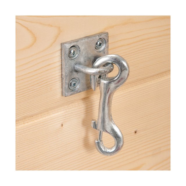 Spring Or Snap Hook Clip On Wall Plate Mount - Robinsons Equestrian