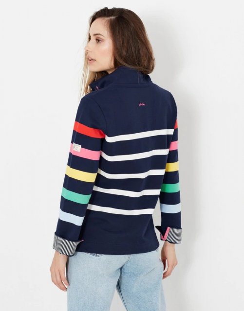 Joules mayston funnel neck light online sweatshirt