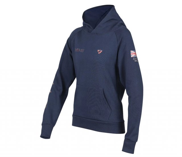 Shires Equestrian Aubrion Team Hoodie - Navy