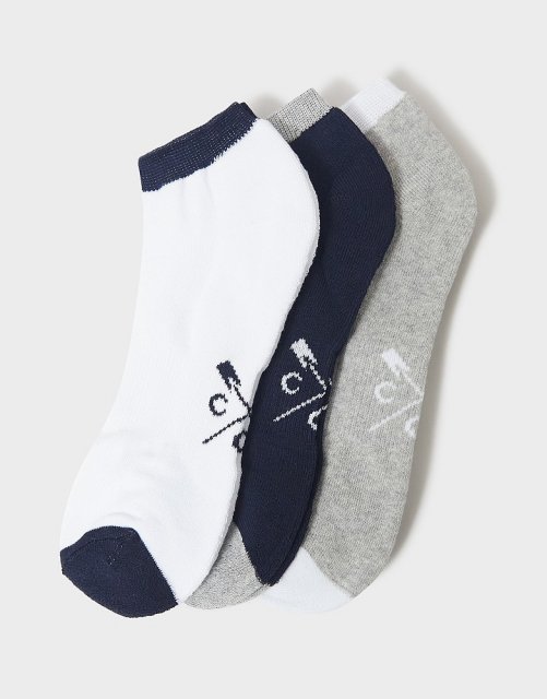 Crew Clothing Crew Clothing  3 Pack Bamboo Trainer Socks