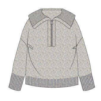 Barbour Barbour Women's Lavensdale Crew Half Zip Jumper