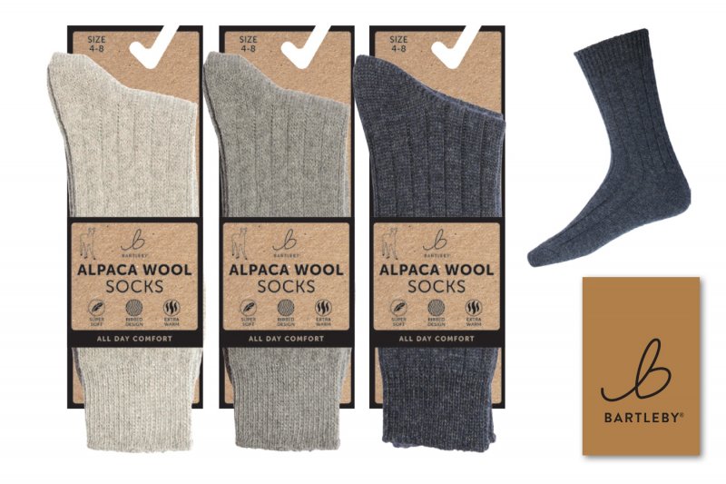 Bartleby Bartleby Women's Alpaca Wool Socks