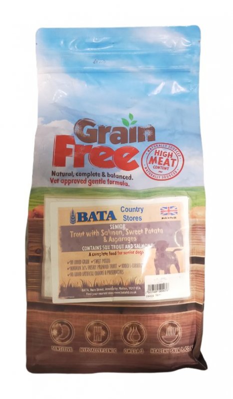 BATA BATA Grain Free Complete Dog Food Senior - 2kg