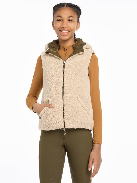 LeMieux LeMieux Kids' Young Rider Eloise Reversible Winter Gilet Alpine