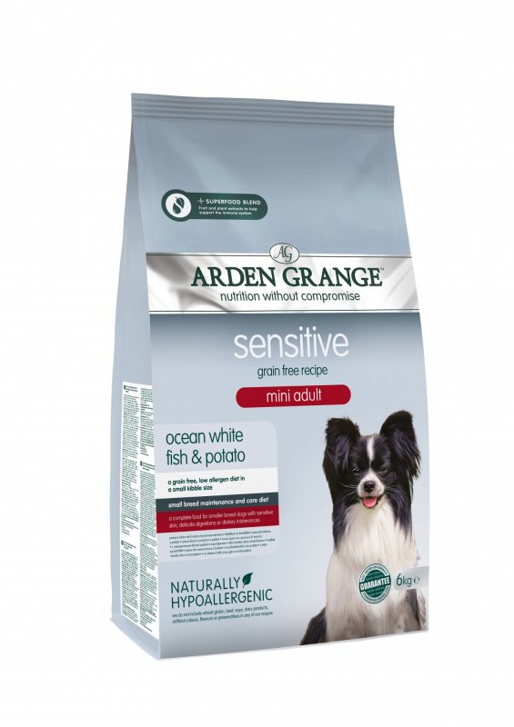 Arden Grange Arden Grange Mini Adult Sensitive Ocean White Fish & Potato - 6kg