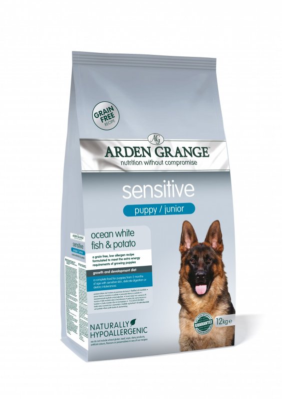 Arden Grange Arden Grange Puppy/Junior Sensitive Ocean White Fish & Potato - 12kg