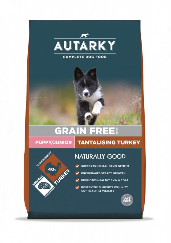 Autarky Autarky Puppy/Junior Grain Free Tantalising Turkey - 10kg