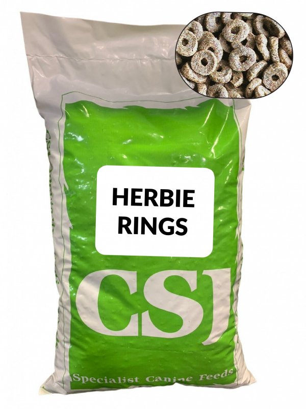 CSJ K9 CSJ K9 Herbie Rings Dog Food - 15kg