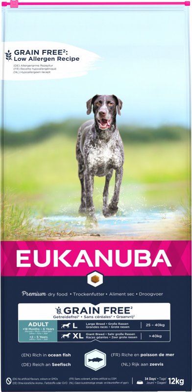 Eukanuba Eukanuba Adult Large Breed Grain Free Ocean Fish - 12kg