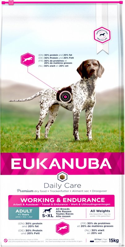 Eukanuba Eukanuba Daily Care Working & Endurance - 15kg