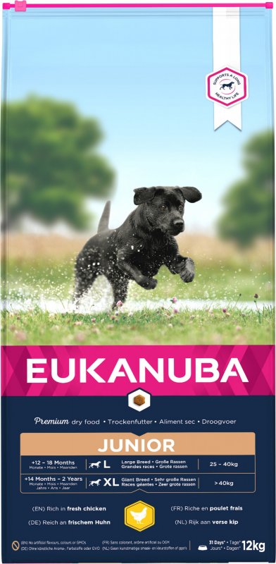 Eukanuba Eukanuba Junior Large Breed Chicken - 12kg