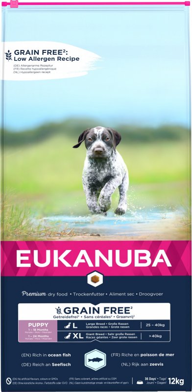 Eukanuba Eukanuba Puppy Grain Free Large Ocean Fish - 12kg