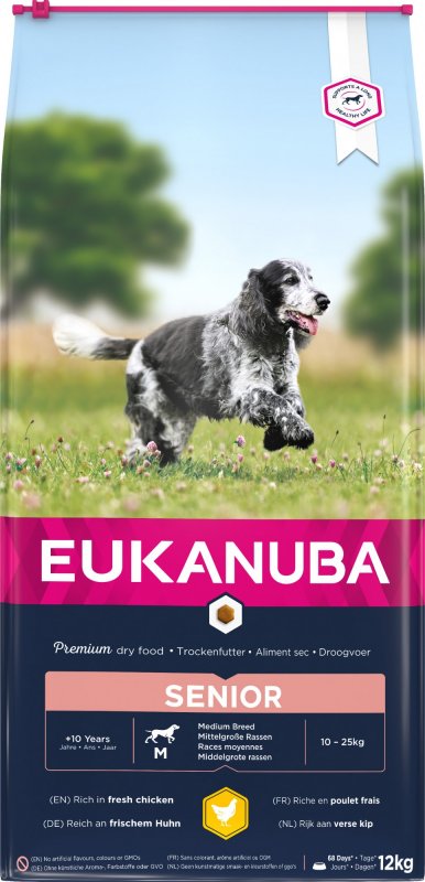 Eukanuba Eukanuba Senior Medium Breed Chicken - 12kg