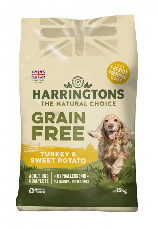 Harringtons Harringtons Adult Grain Free Turkey & Sweet Potato - 15kg